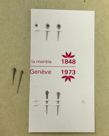 Omega Silver Hands for Caliber 1377 Hour & Minute Pair