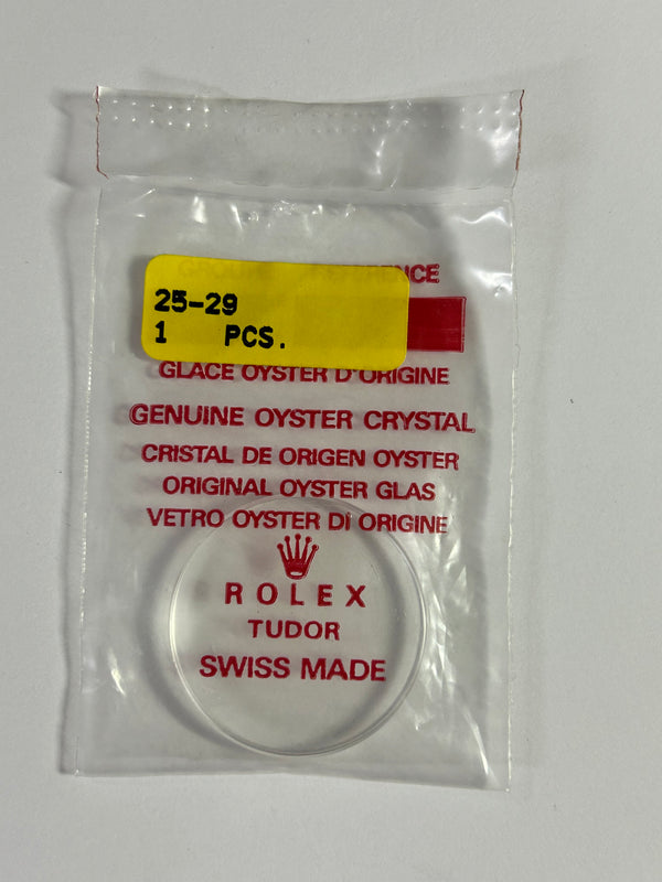 Genuine Rolex Crystal 25-29