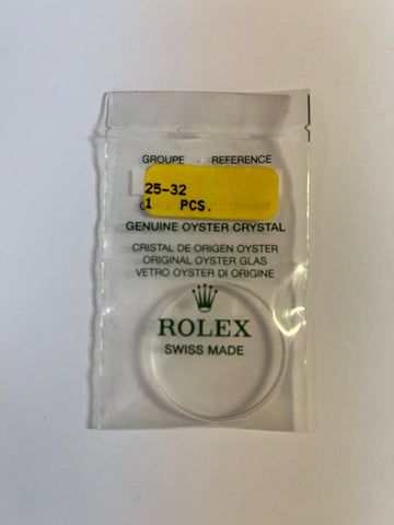 Genuine Rolex Crystal 25-32