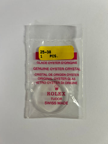 Genuine Rolex Crystal 25-38