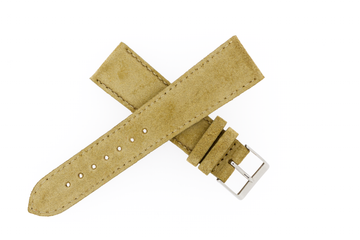 22mm Light Tan Suede Band