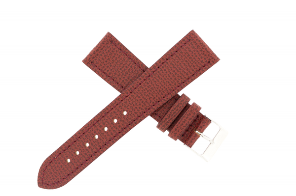 22mm Textured Leather Mahogany