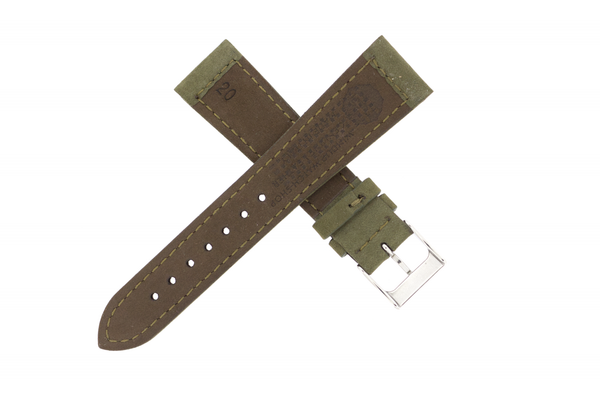 20mm Nubuck Leather Olive Drab