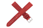 18mm Genuine Leather Textured Cherry Red W/ Black Lining