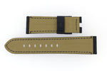 24mm-22mm Discontinued Panerai Genuine Dark Blue - Anthracite Alligator Strap