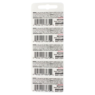 329 Maxell Watch Battery - IEC: SR731SW