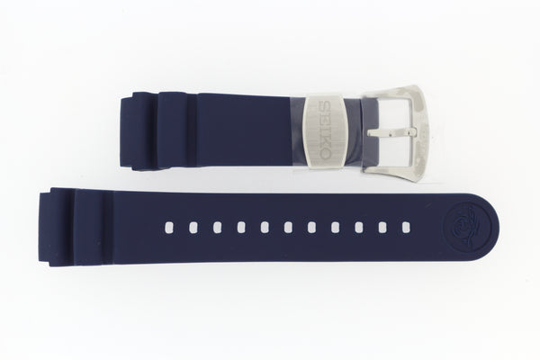 Seiko R035012J0 Blue Silicon Strap 20mm