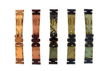 Horween Shell Cordovan Double Stitch Watch Strap
